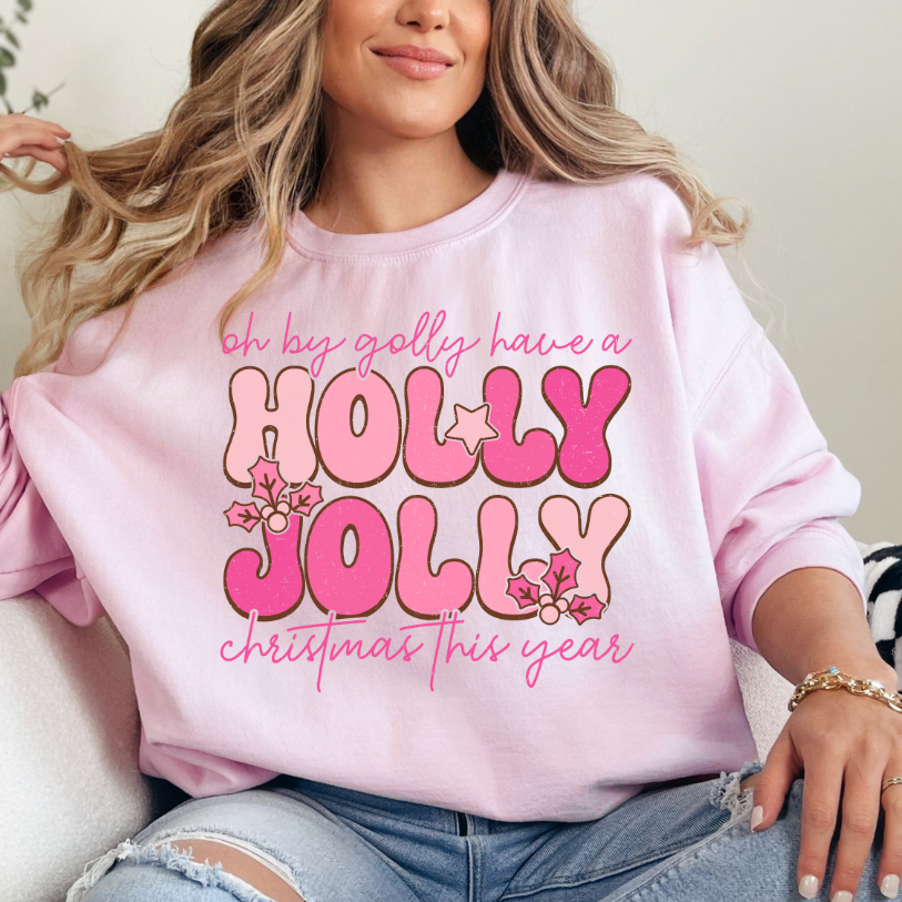 Pink Holly Jolly