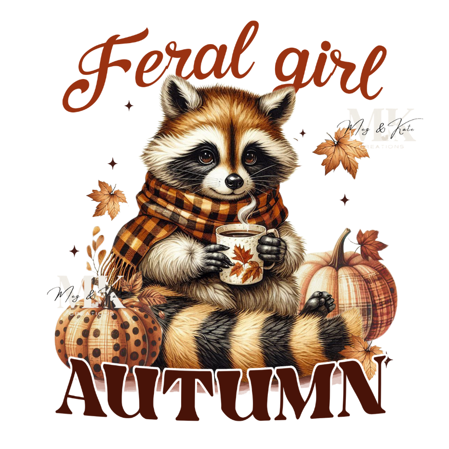 Feral Girl Autumn DTF TRANSFER