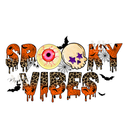 Spooky Vibes DTF TRANSFER