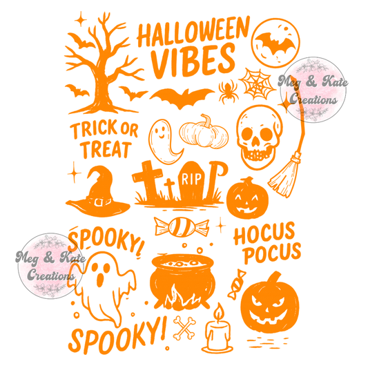Halloween Vibes DTF TRANSFER