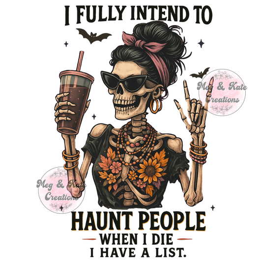 Haunt People DTF TRANSFER