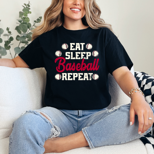 Eat Sleep Baseball Repeat
