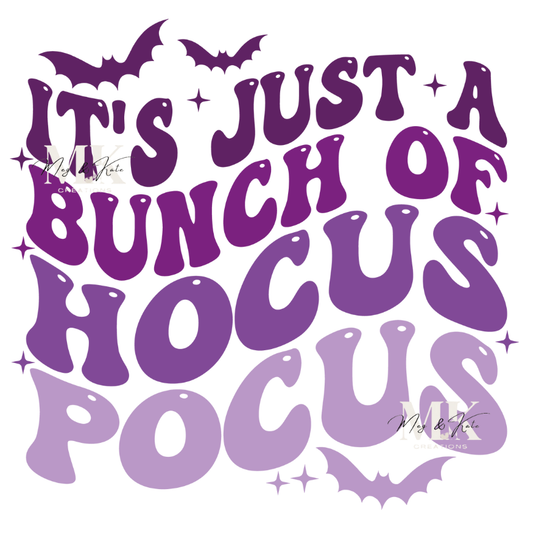 Purple Bunch of Hocus Pocus DTF Transfer