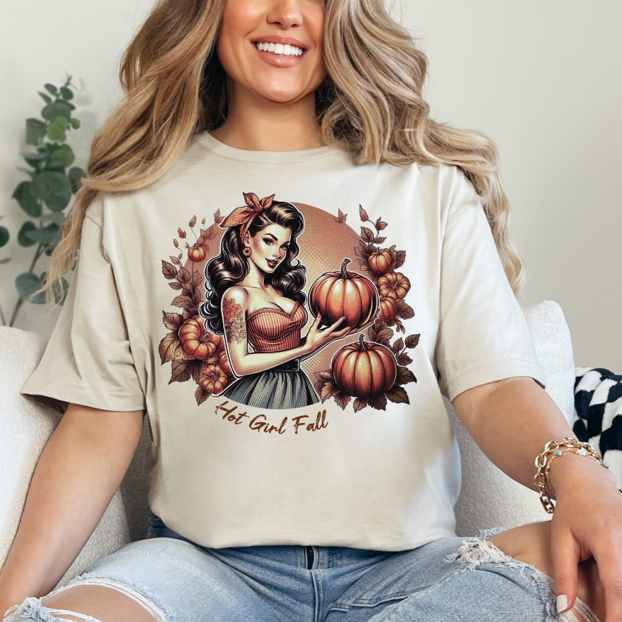 Hot Girl Fall