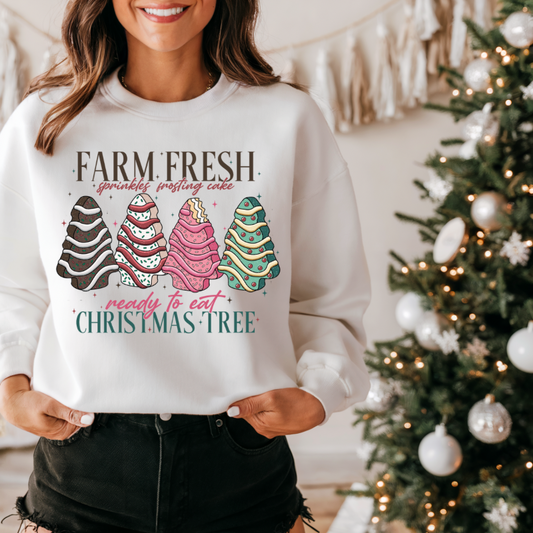 Farm Fresh Frosting Cake Trees