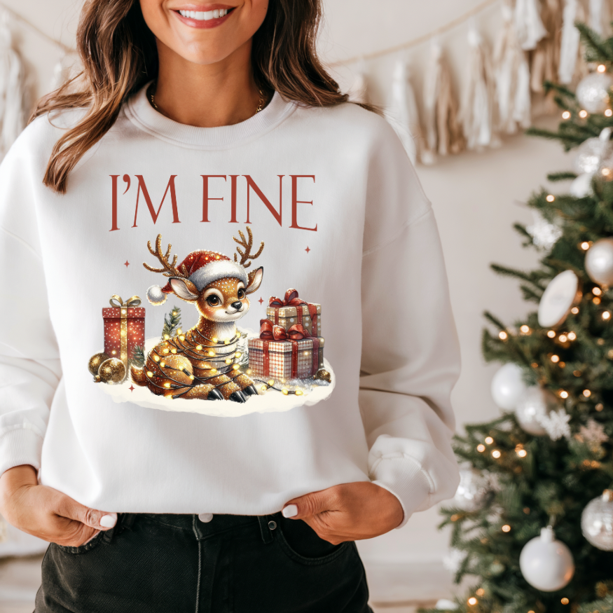 I’m Fine Christmas Deer
