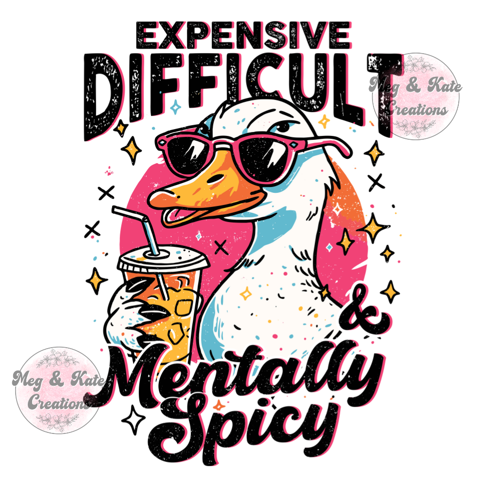 Mentally Spicy DTF TRANSFER