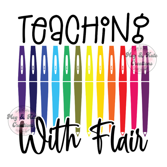 Teaching with Flair DTF TRANSFER