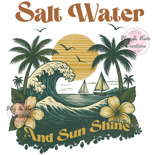 Salt Water & Sunshine DTF TRANSFER