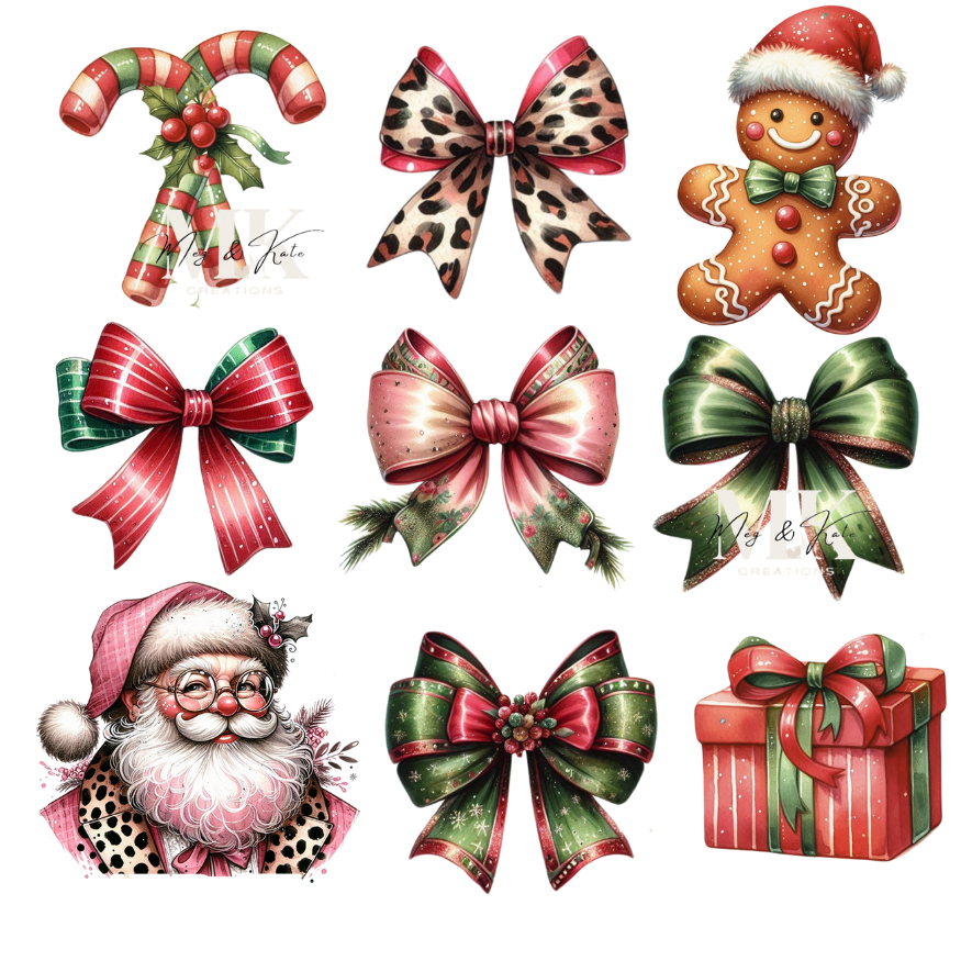Christmas Things DTF Transfer