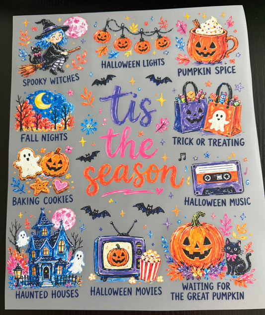 Tis the Season Halloween Things DTF Transfer