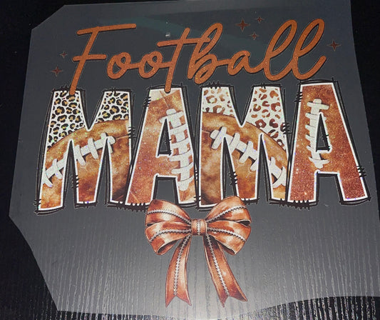 Football Mama Glitter Screen Print