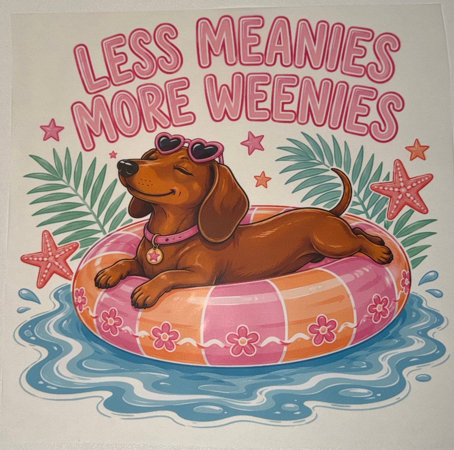 Less Meanies More Weenies DTF Transfer