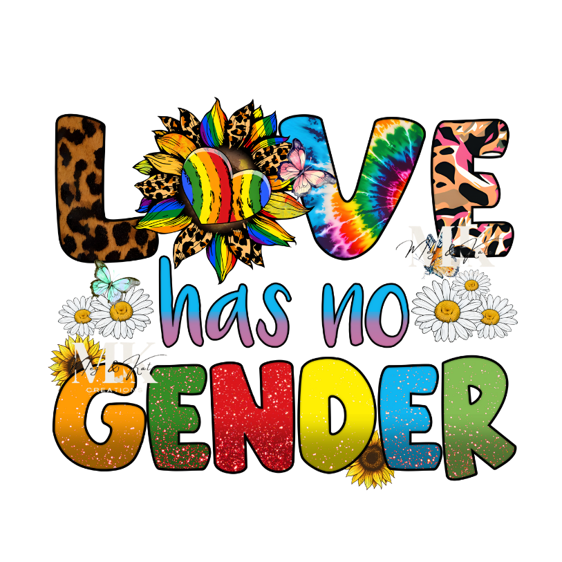 Love Has No Gender DTF TRANSFER
