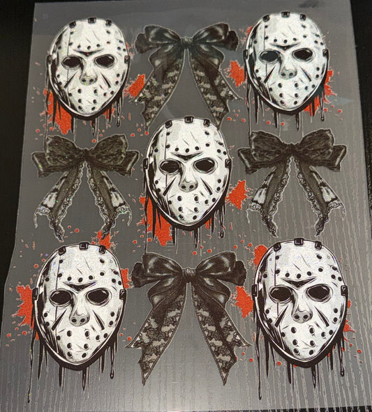 Jason & Bows Glitter Screen Print