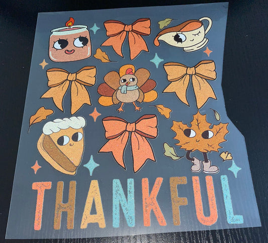 Thankful Coquette Glitter Screen Print