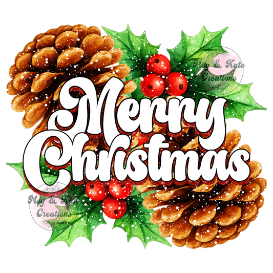 Merry Christmas DTF TRANSFER