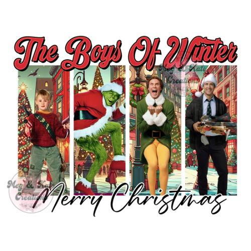 The Boys Of Winter (black letters) DTF TRANSFER