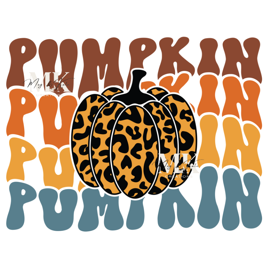 Pumpkin x4 DTF Transfer