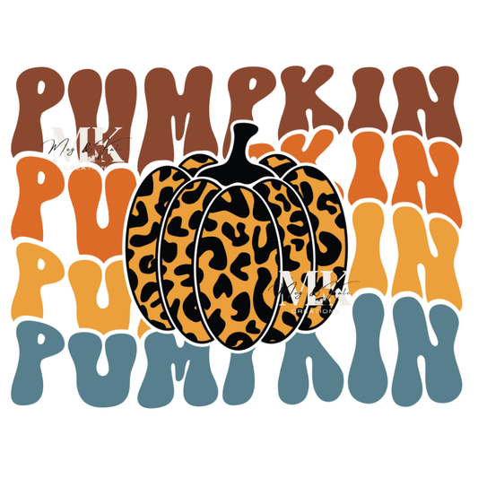 Pumpkin x4 DTF Transfer