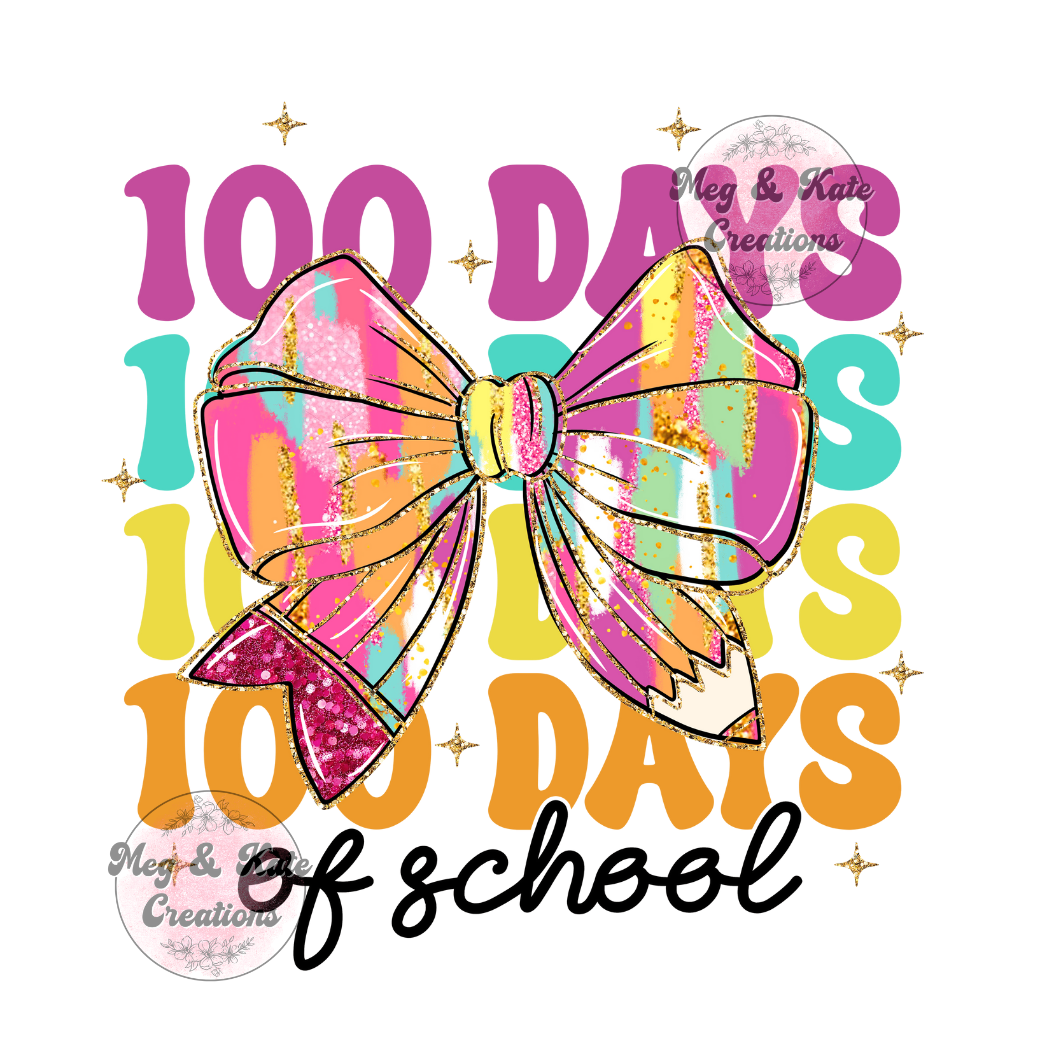 100 Days of School #7 DTF TRANSFER