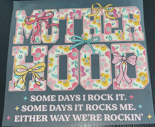 Motherhood Glitter Screen Print