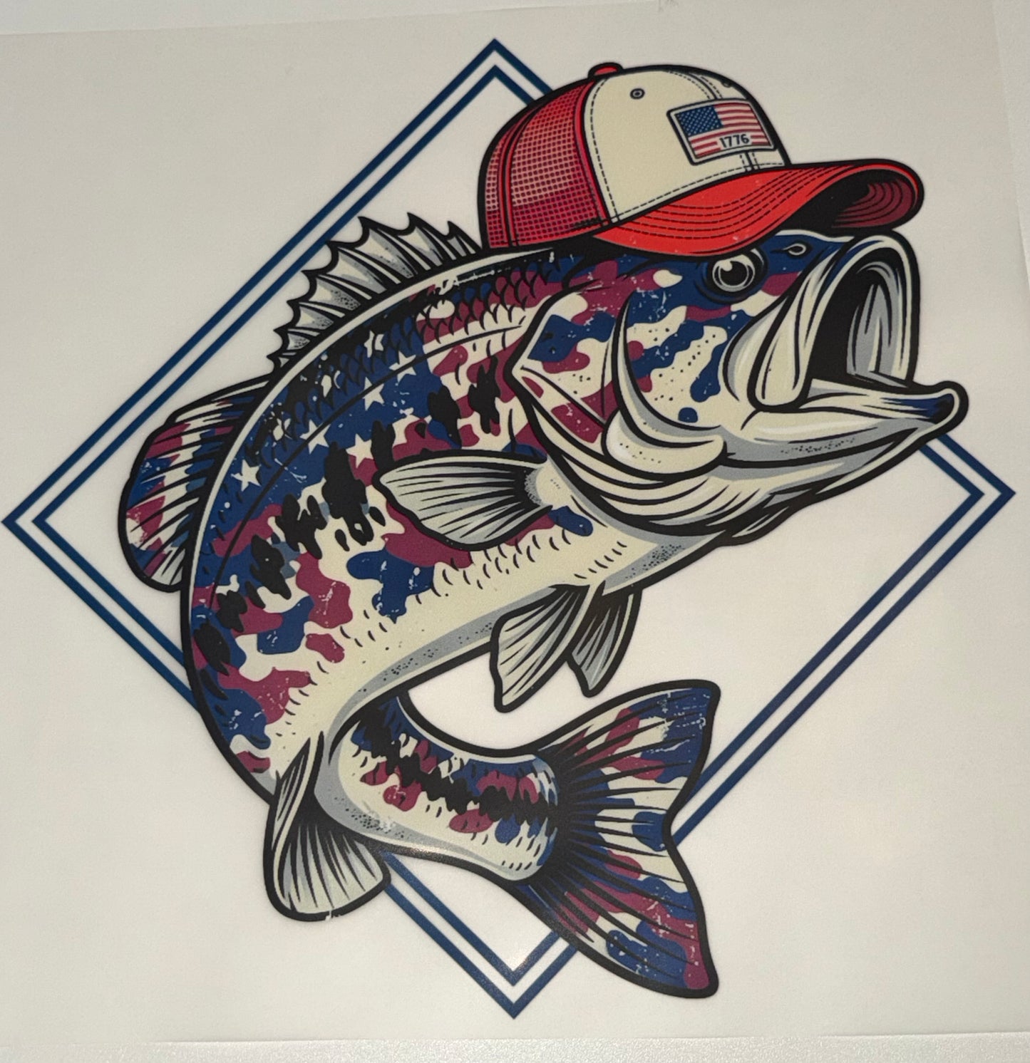 USA Fish DTF Transfer