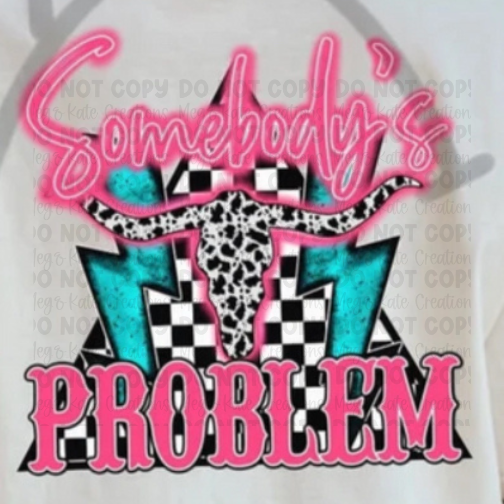 *PREORDER* Somebody's Problem Glitter Screen Print