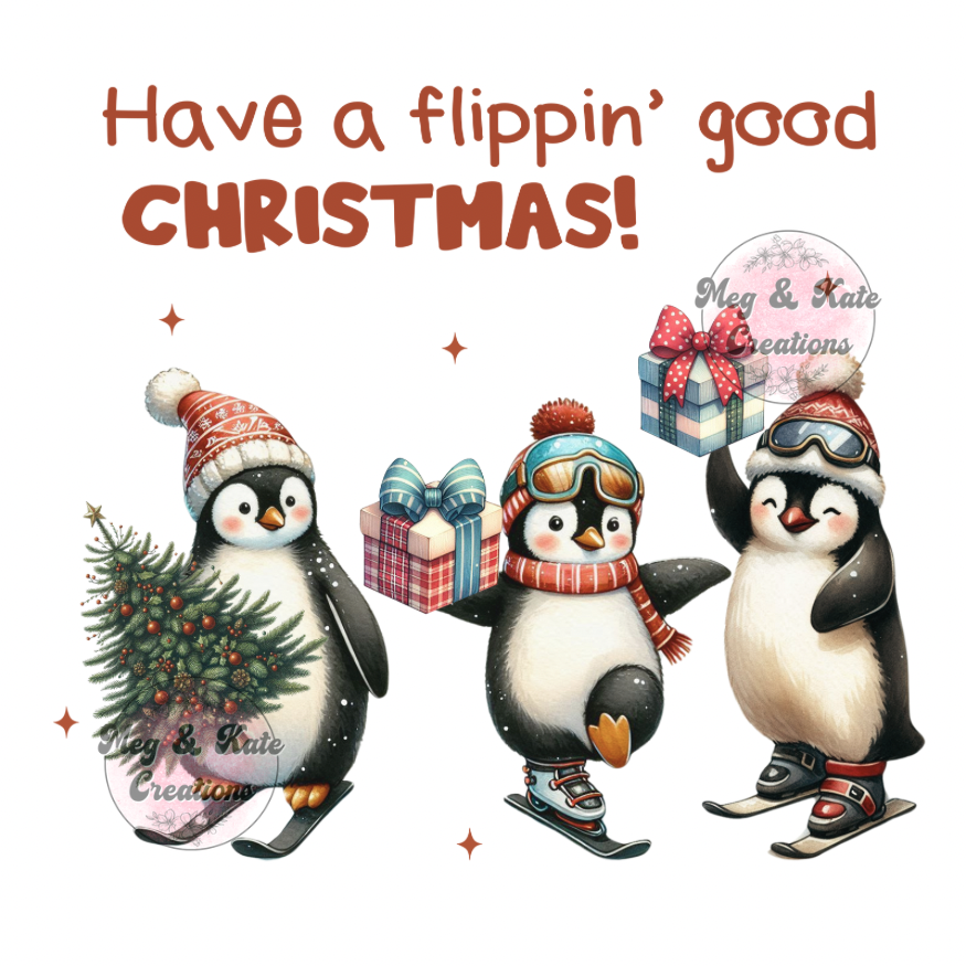 Have a Flippin Good Christmas DTF TRANSFER