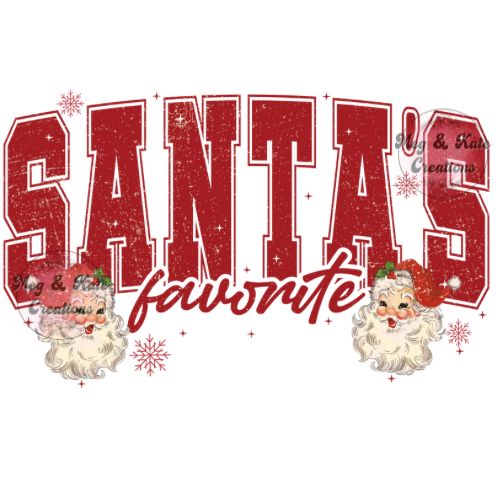Santa’s Favorite DTF TRANSFER