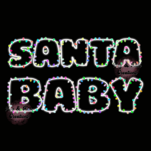 Santa Baby DTF TRANSFER