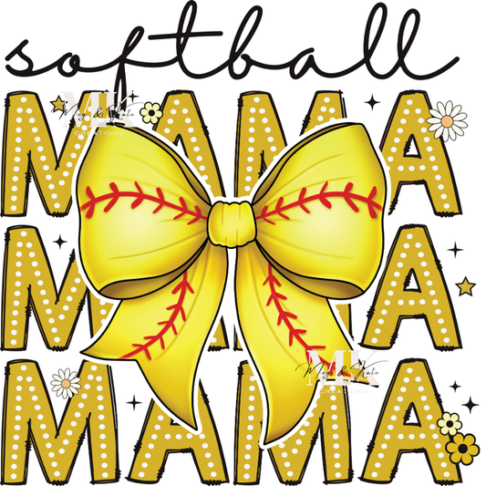 Softball Mama x3 DTF Transfer