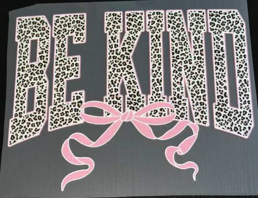 Be Kind Glitter Screen Print