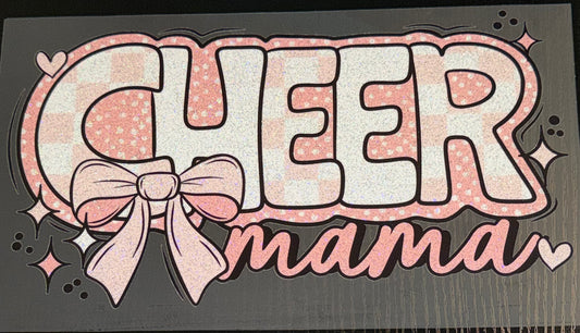 Cheer Mama Glitter Screen Print