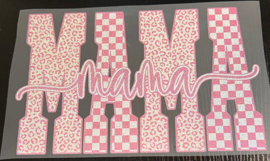 Pink Mama Glitter Screen Print