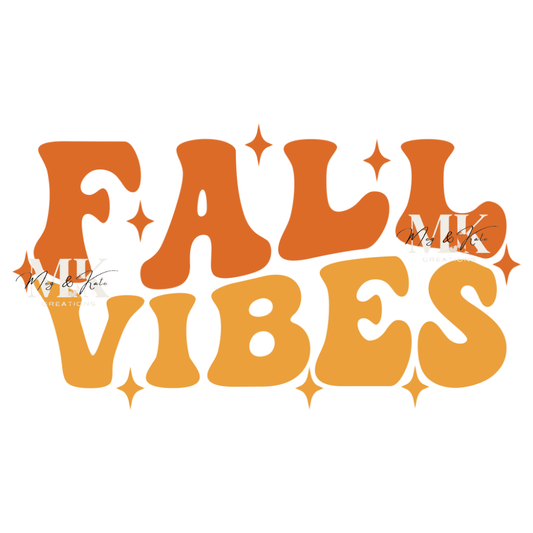 Fall Vibes DTF Transfer