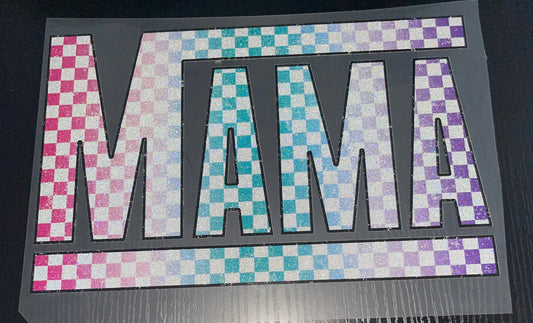 Mama Vans Glitter Screen Print