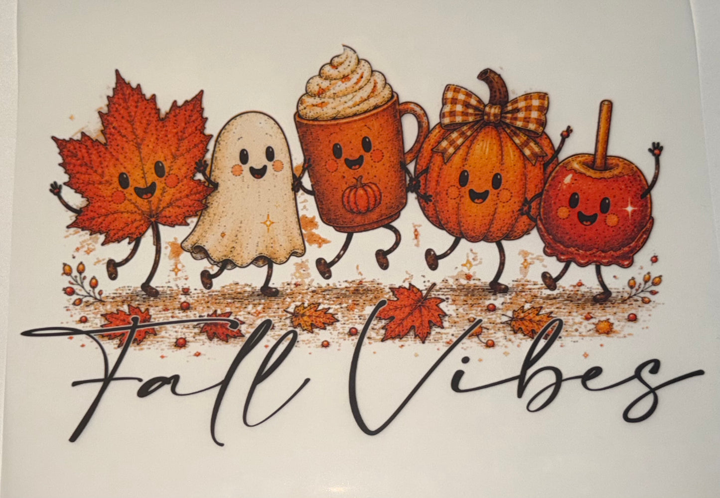 Fall Vibes Doodles DTF Transfer