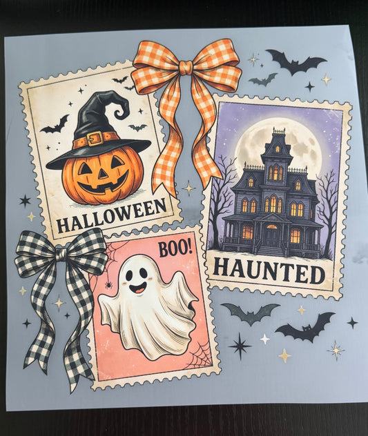 Halloween Stamps DTF Transfer
