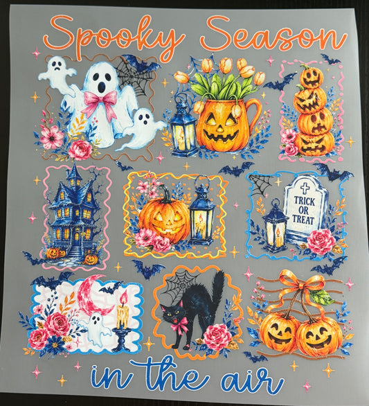 Spooky Season in the Air DTF Transfer