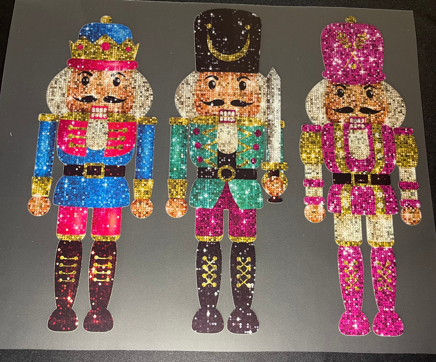 Nutcracker Glitter Screen Print
