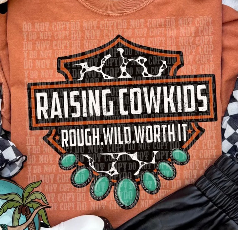 *PREORDER* Raising Cowkids Glitter Screen Print