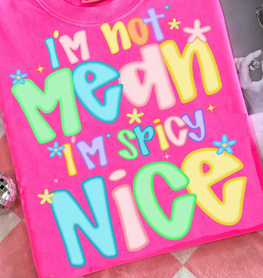 *PREORDER* Spicy Nice Glitter Screen Print