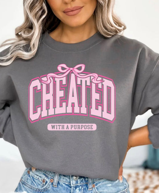 *PREORDER* Created with a Purpose Glitter Screen Print