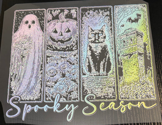 Spooky Season Glitter Screen Print
