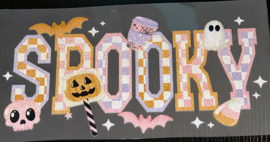 Spooky Glitter Screen Print