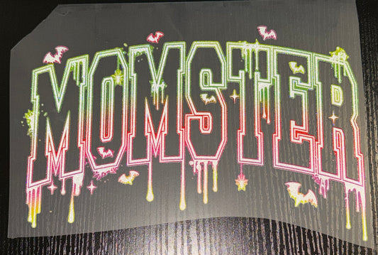 Momster Glitter Screen Print