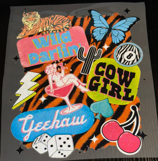 Wild Darlin Glitter Screen Print