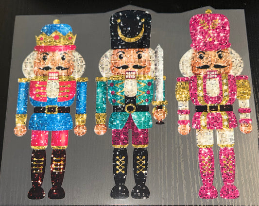 Nutcracker Glitter Screen Print