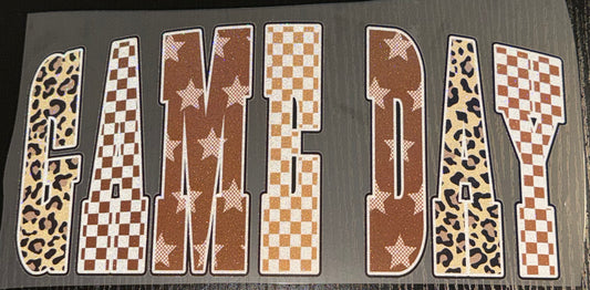 Game Day Glitter Screen Print